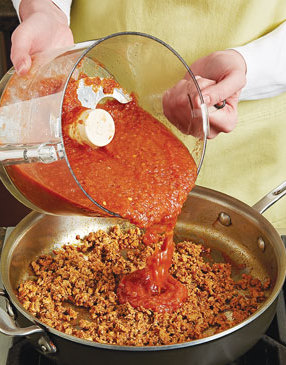 Chorizo-Chilaquiles-with-Radishes-and-Cilantro-Step2