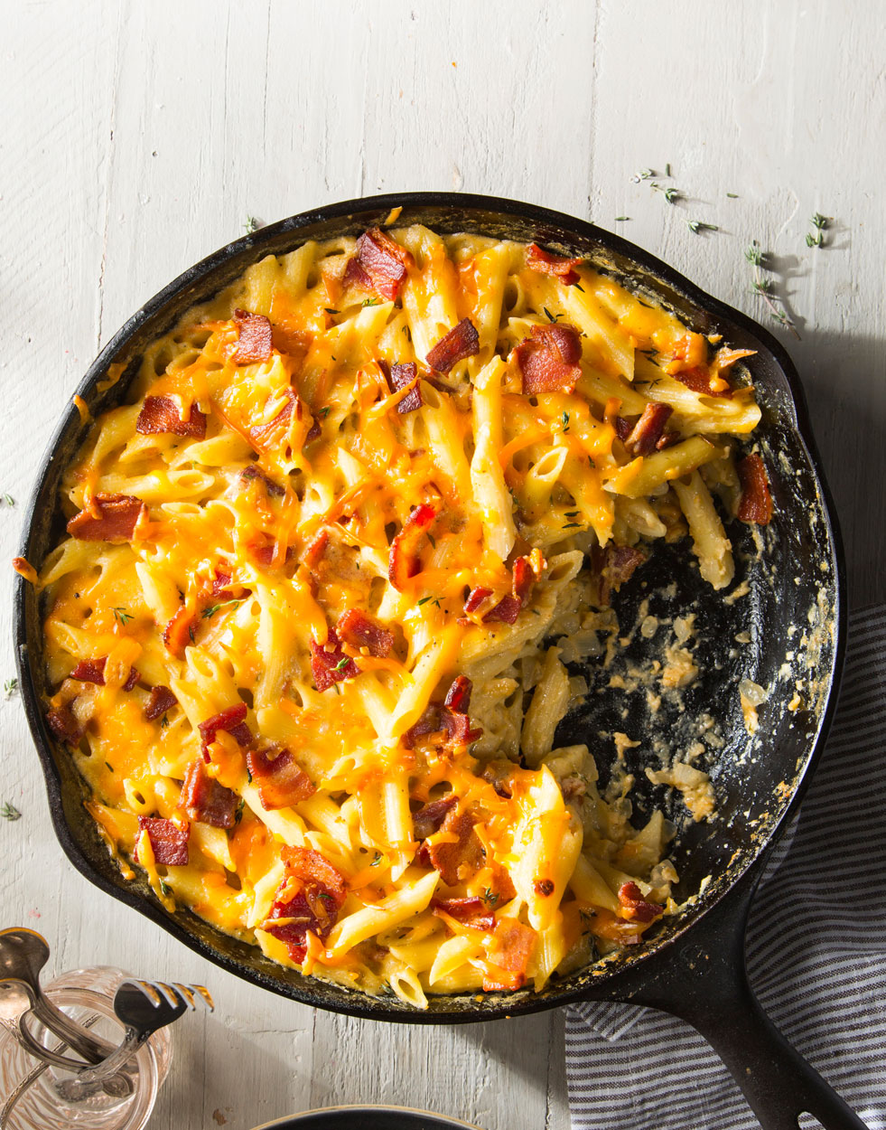 Bourbon-Bacon Mac and Cheese