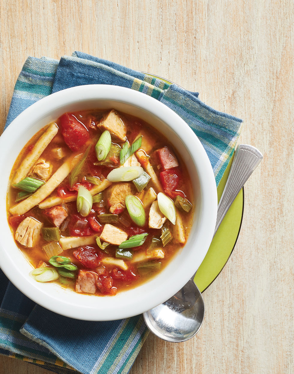 Creole Chicken Noodle Soup