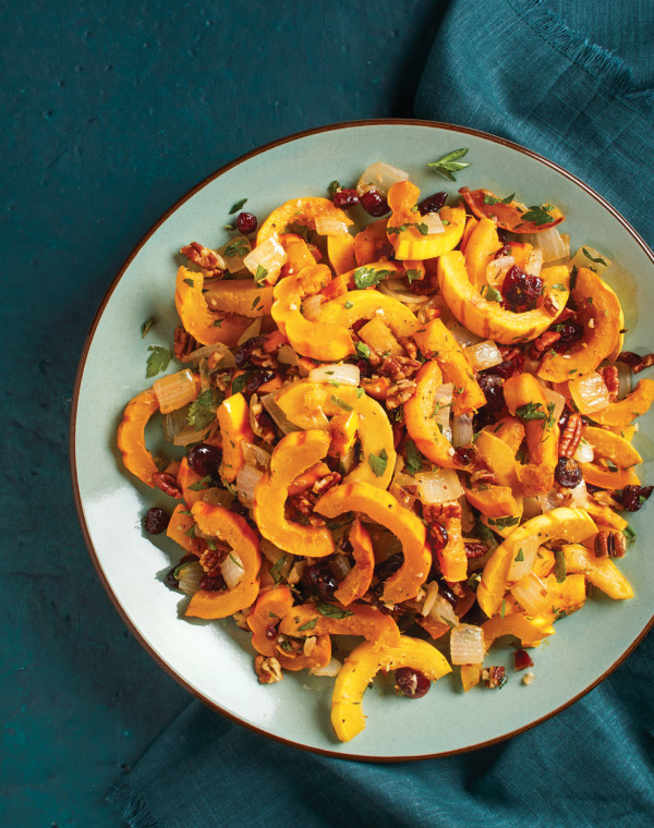 Squash and Cranberry Sauté