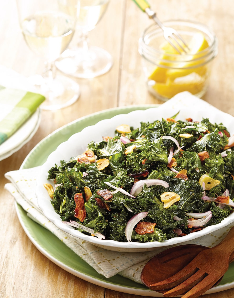 Kale Salad with Pancetta