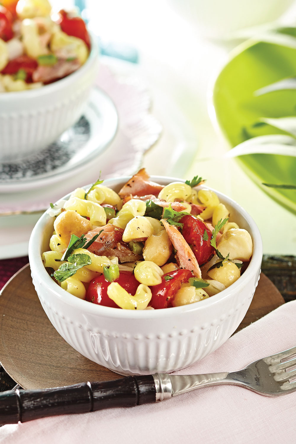 Lomi Macaroni Salad with smoked salmon Recipe