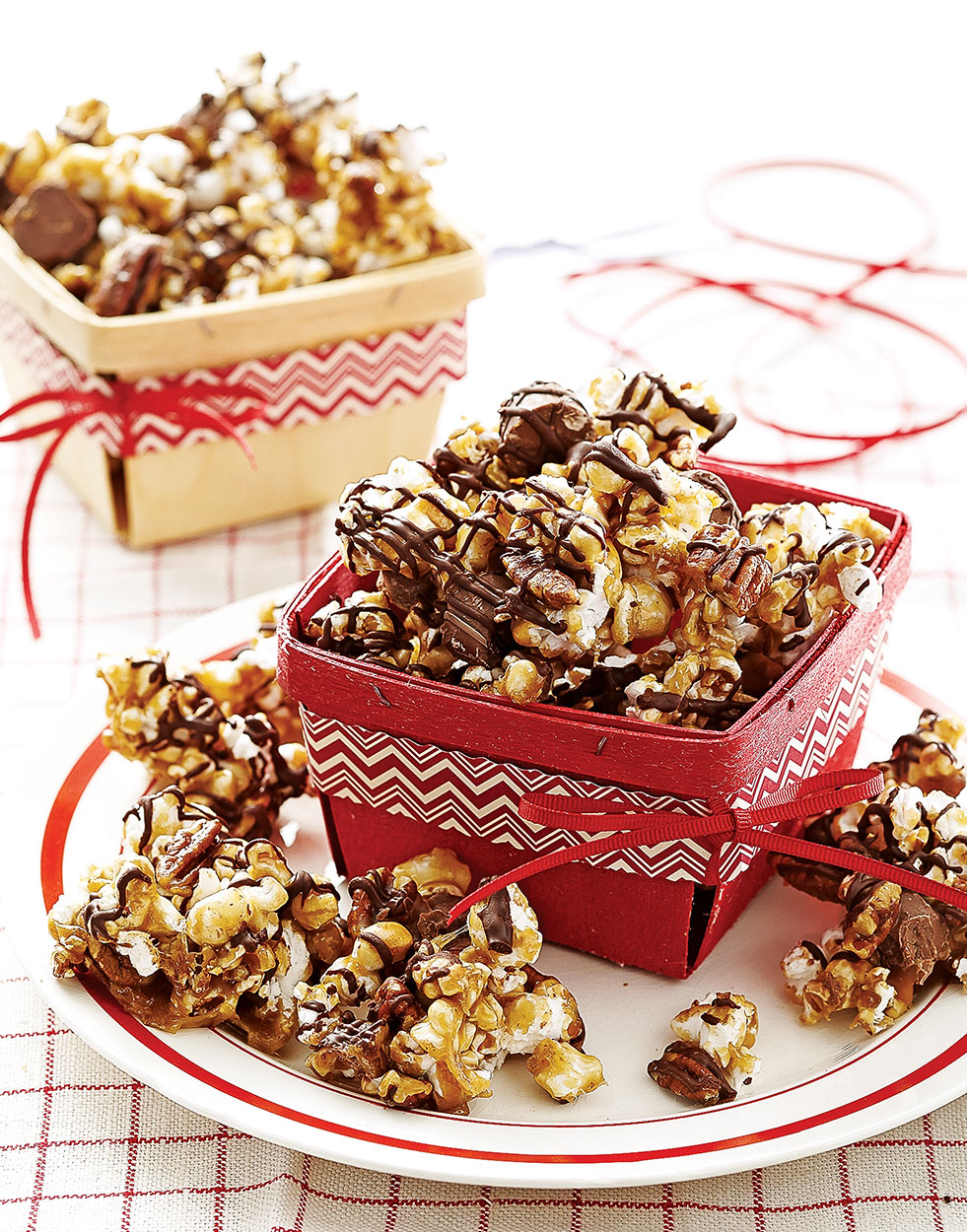 Turtle Drizzled Caramel Corn