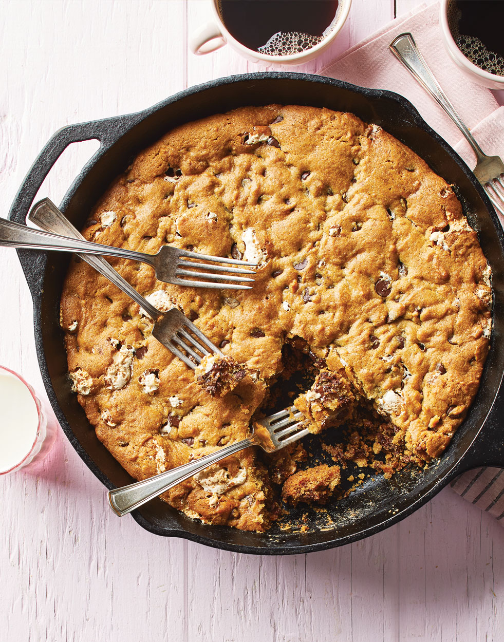 Peanut Butter Skillet Cookie