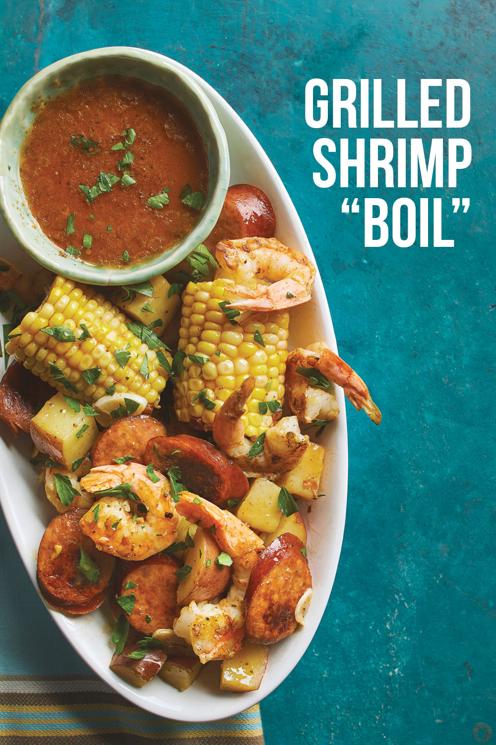 Easy Grilled Shrimp Boil - Ahead of Thyme