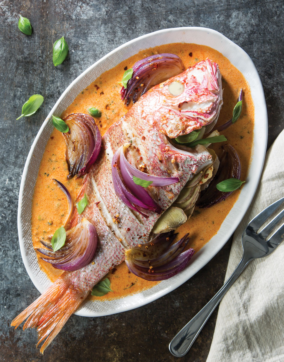 Roasted Red Snapper Curry