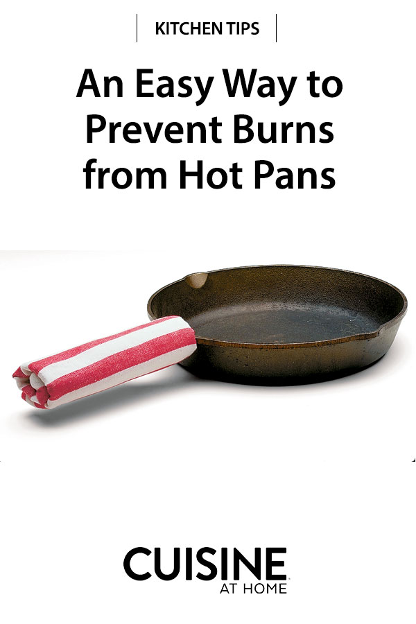 An Easy Way to Prevent Burns from Hot Pans