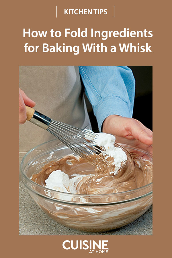 Why You Should Use A Whisk To Fold Ingredients Instead Of A Spatula