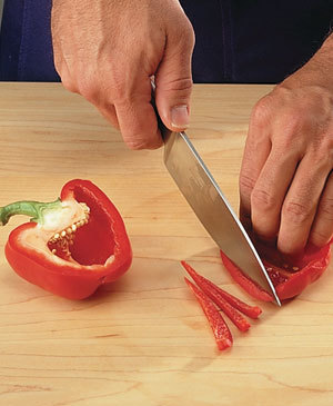 How to Julienne a Bell Pepper? 