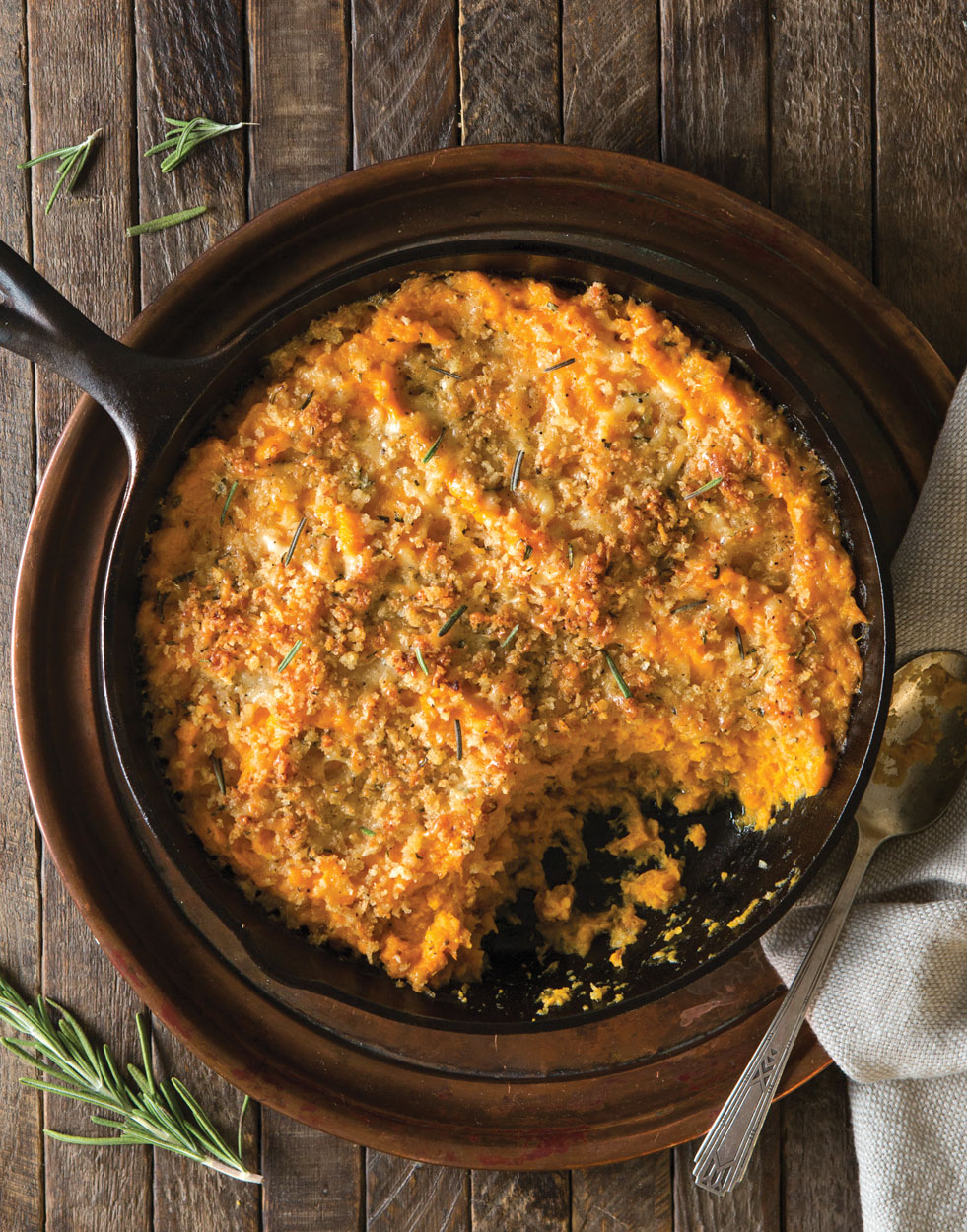 Crispy Mashed Sweet Potatoes