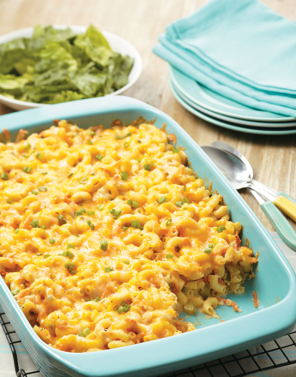 No-Boil Mac ‘n Cheese with Carrots & Celery