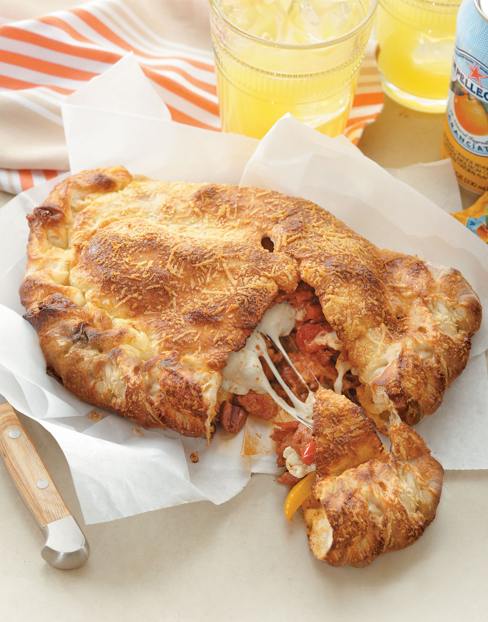 Calzone stuffed