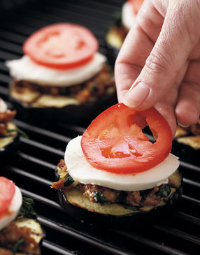 Eggplant-Slices-with-Sausage-and-Fresh-Mozzarella-Step1