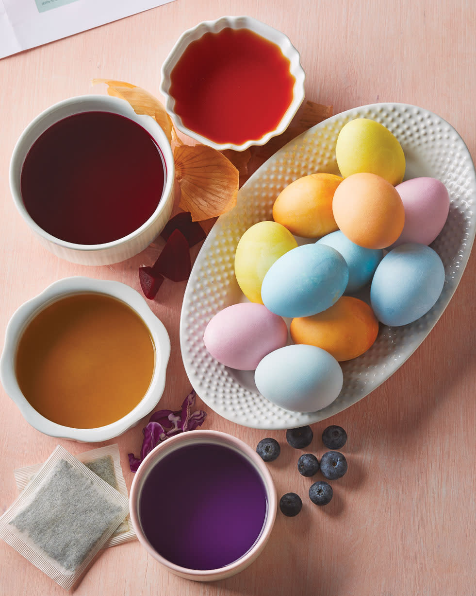 Easy natural Easter egg dye recipes
