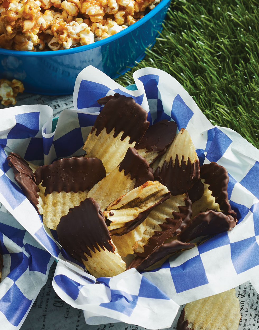 Chocolate-Dipped Potato Chips