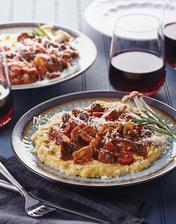 Slow Cooker Mushroom Ragoût with Porcini Powder