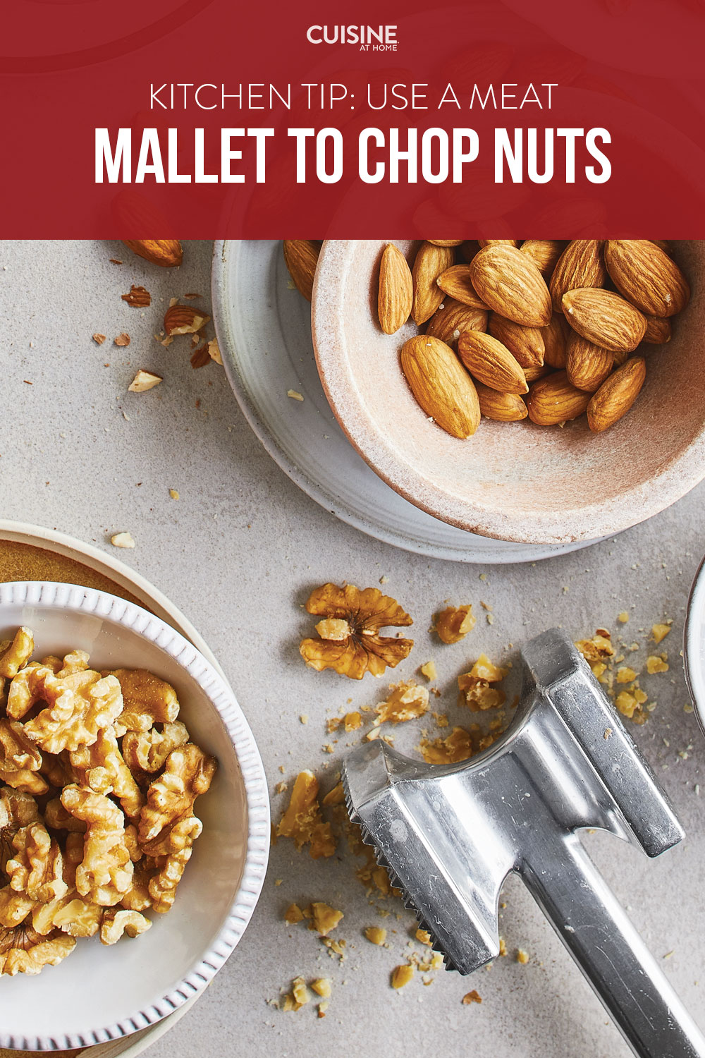 Surprising things you can use to chop nuts when you don't have a