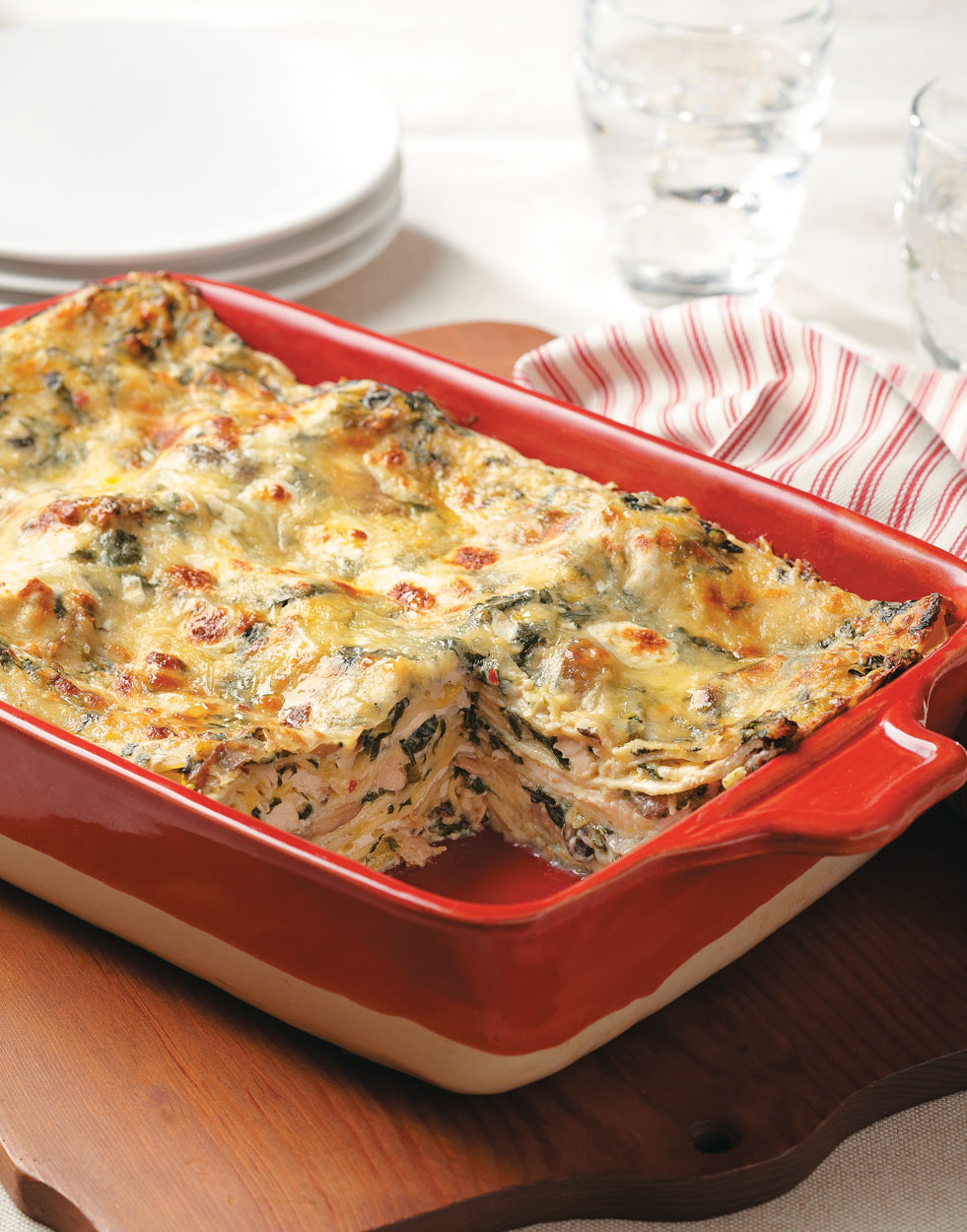 Boursin Chicken Lasagna