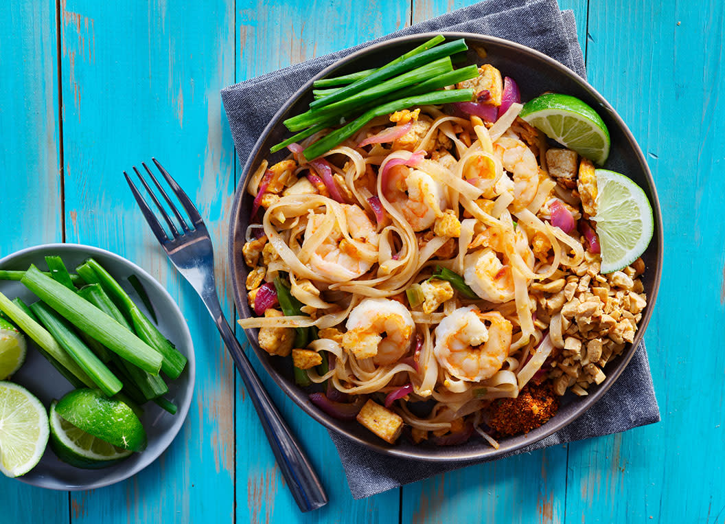 Bowl of shrimp pad Thai — What is pad Thai? 