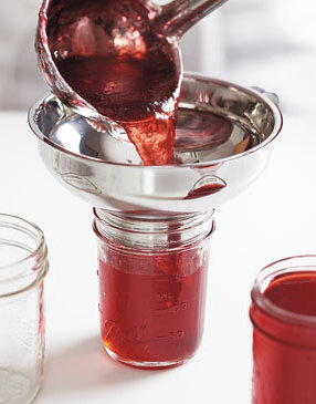 Jelly is made from strained fruit juice, jam is made from crushed fruit, and fruit butter is made from blended whole fruits. 