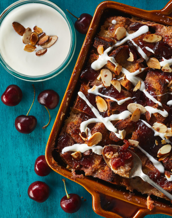 Cherry Bread Pudding