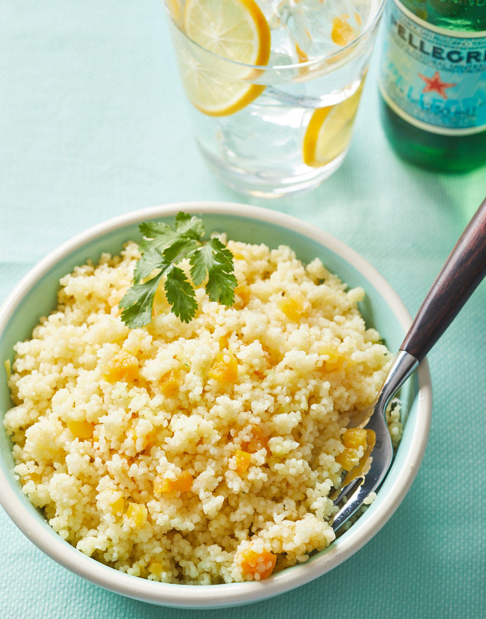 Apricot Couscous with preserved lemon