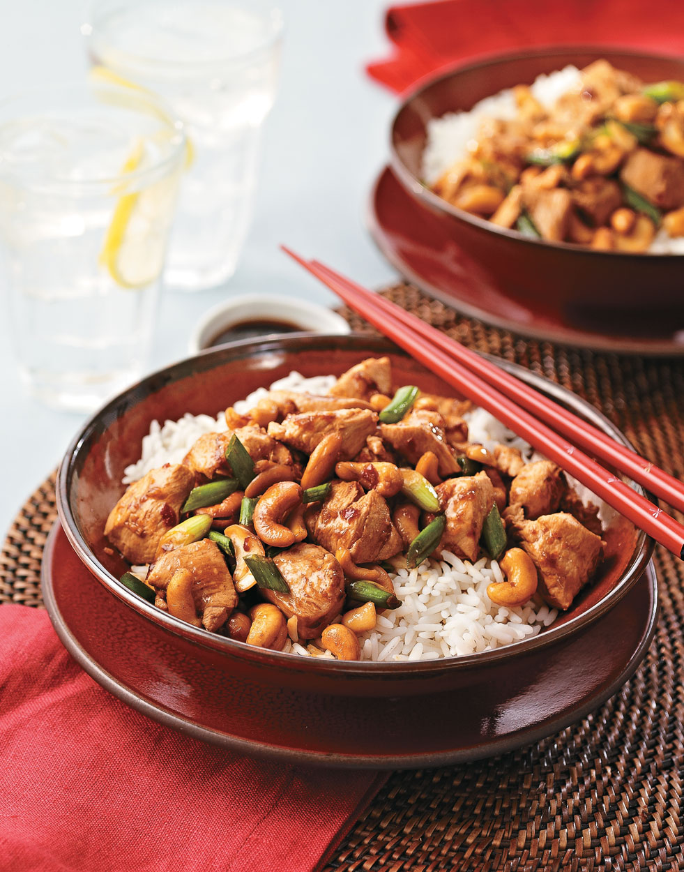 Cashew Chicken with Ginger & Scallions