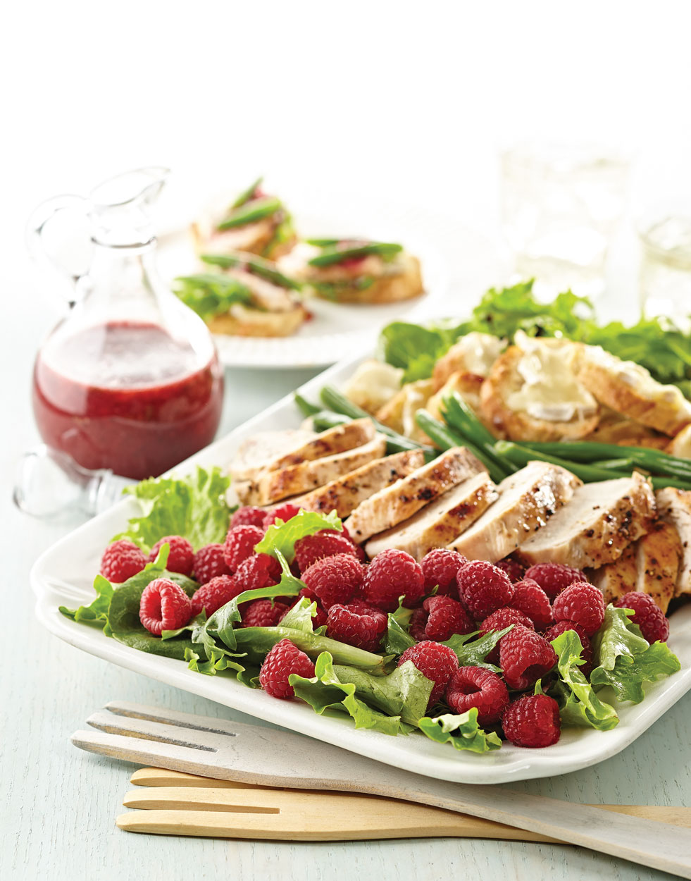 Grilled Chicken Salad with Raspberry Vinaigrette Recipe