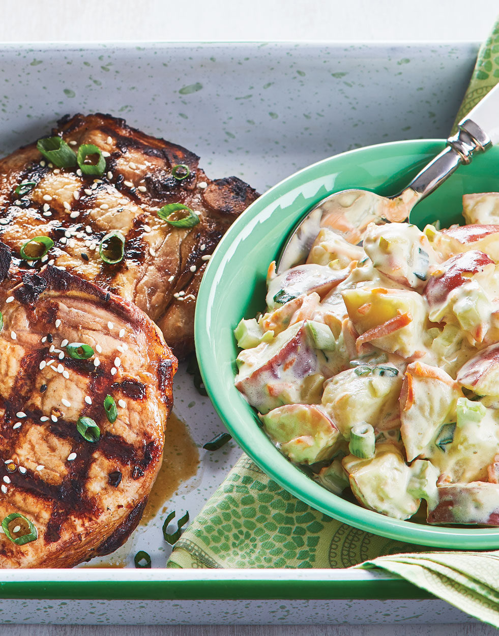 Wasabi Potato Salad