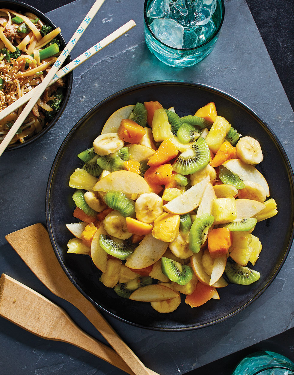 Five-Fruits Salad with Chinese Five Spice Vinaigrette
