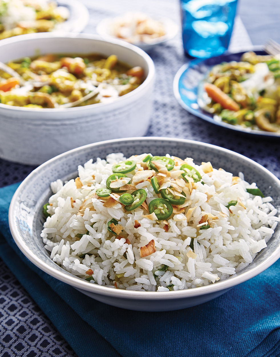 Coconut Rice with Scallions