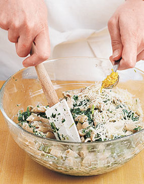 Lemon zest helps balance the other flavors in this pasta dish and brightens the overall taste.