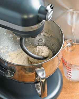 Croissant-Dough-Step2: Mix the dough