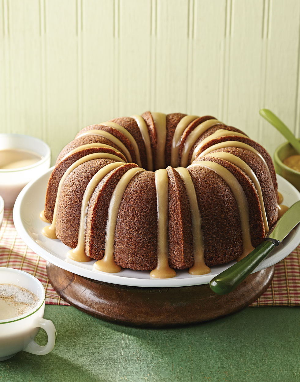 Apple Rum Upside Down Cake