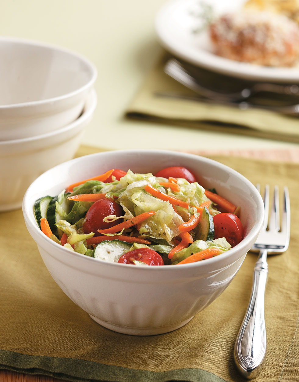 Garden Salad with Ranchy Vinaigrette Recipe