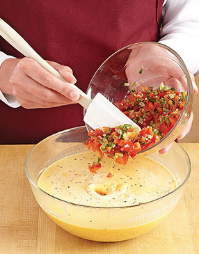 Cheesy Scrambled Egg Bake Recipe