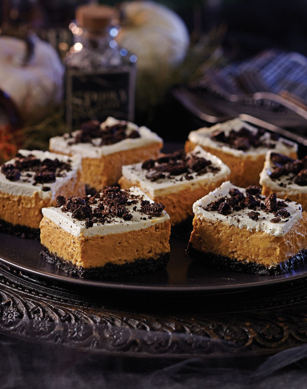 Pumpkin Cheesecake Bars