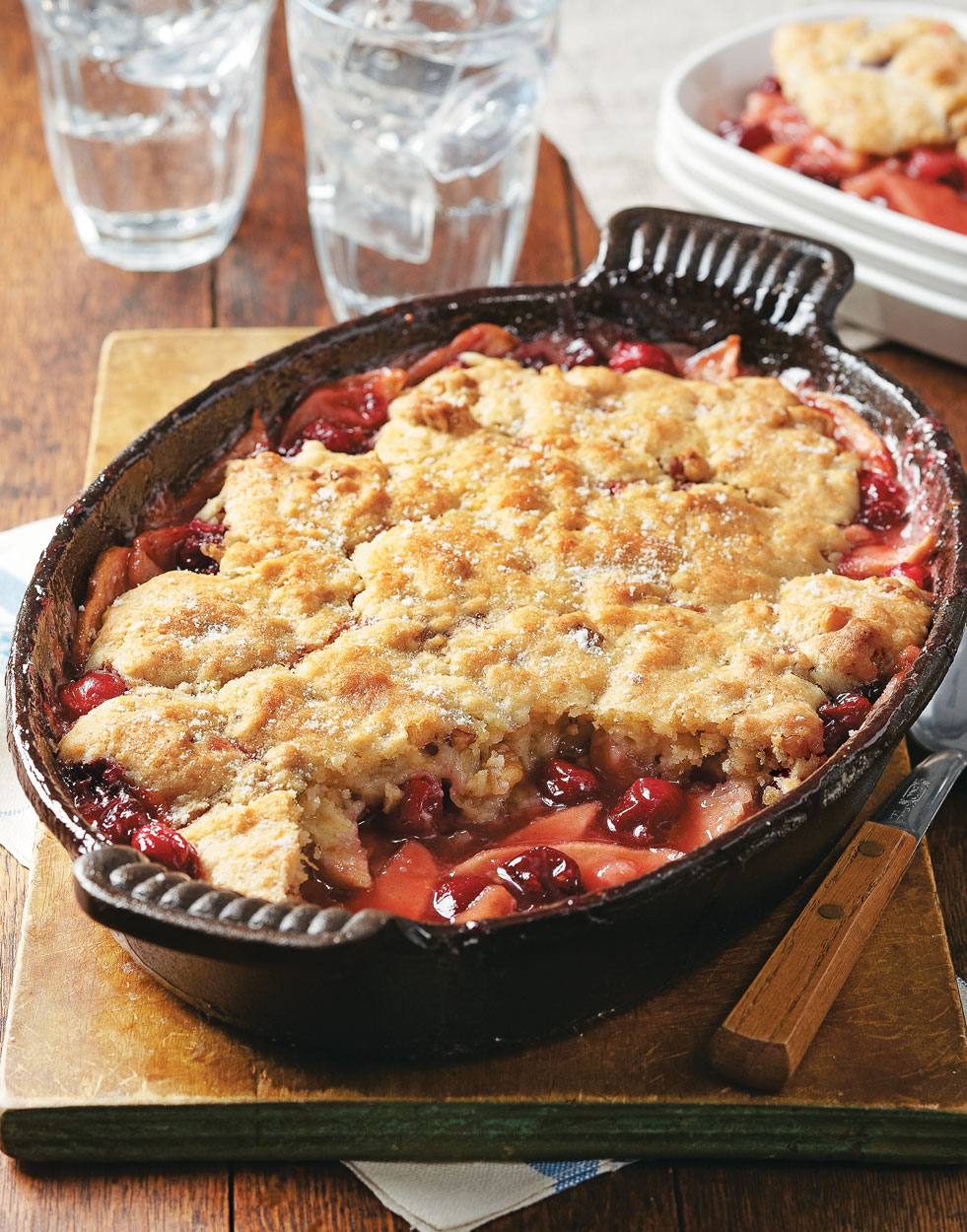 Apple & Cranberry Cobbler Recipe