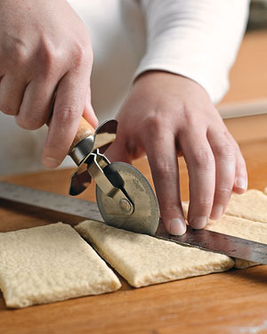 Croissant-Dough-Step8: Cutting out croissants