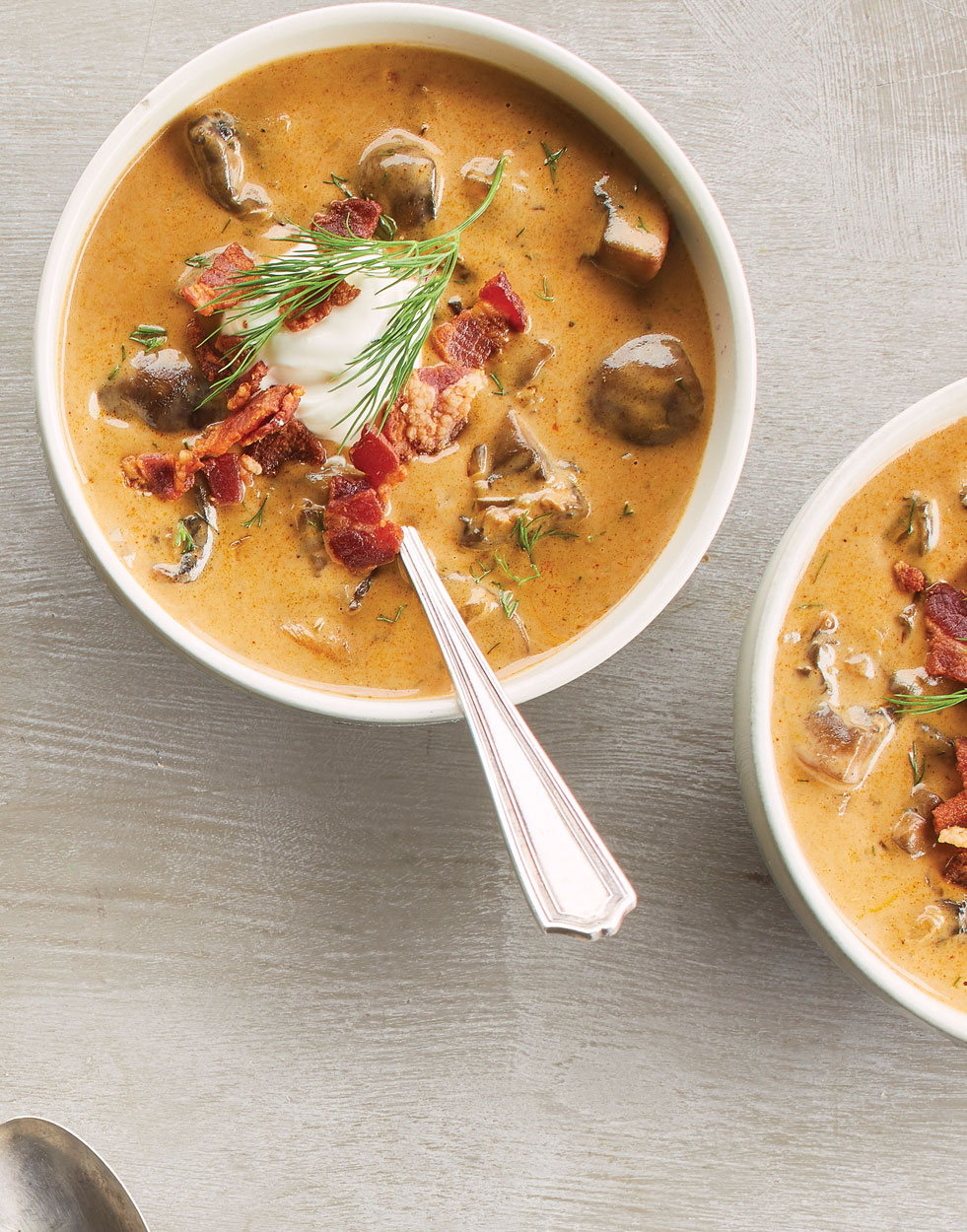 Hungarian Mushroom Soup with Fresh Dill - Eating European