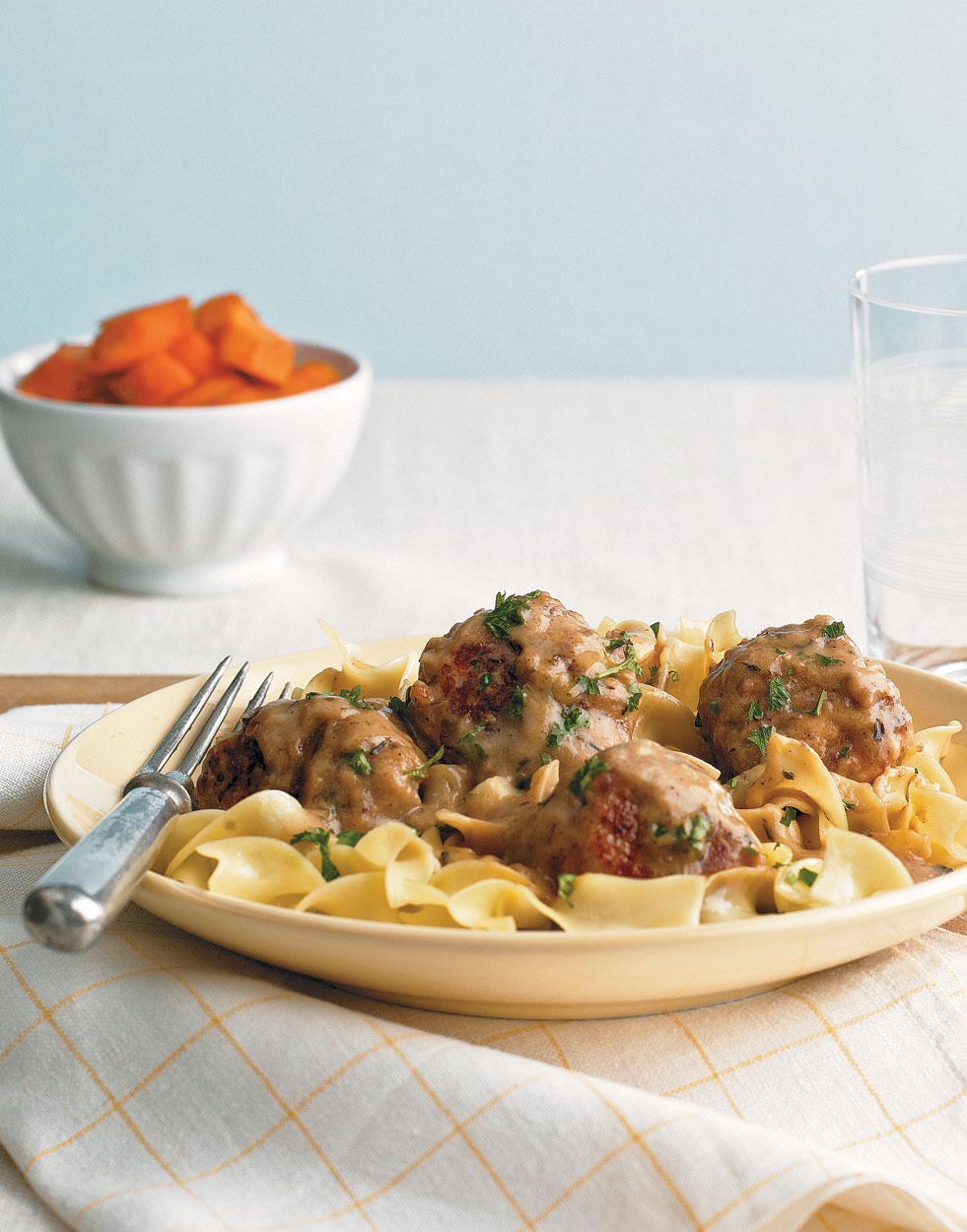 Swedish Meatballs with Egg Noodles Recipe
