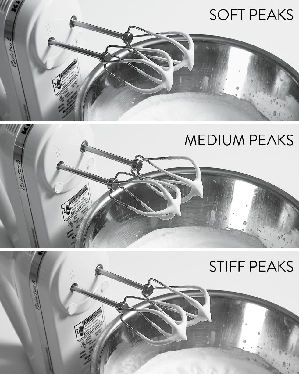 Whipped Cream: Soft Peaks vs Medium Peaks vs Stiff Peaks