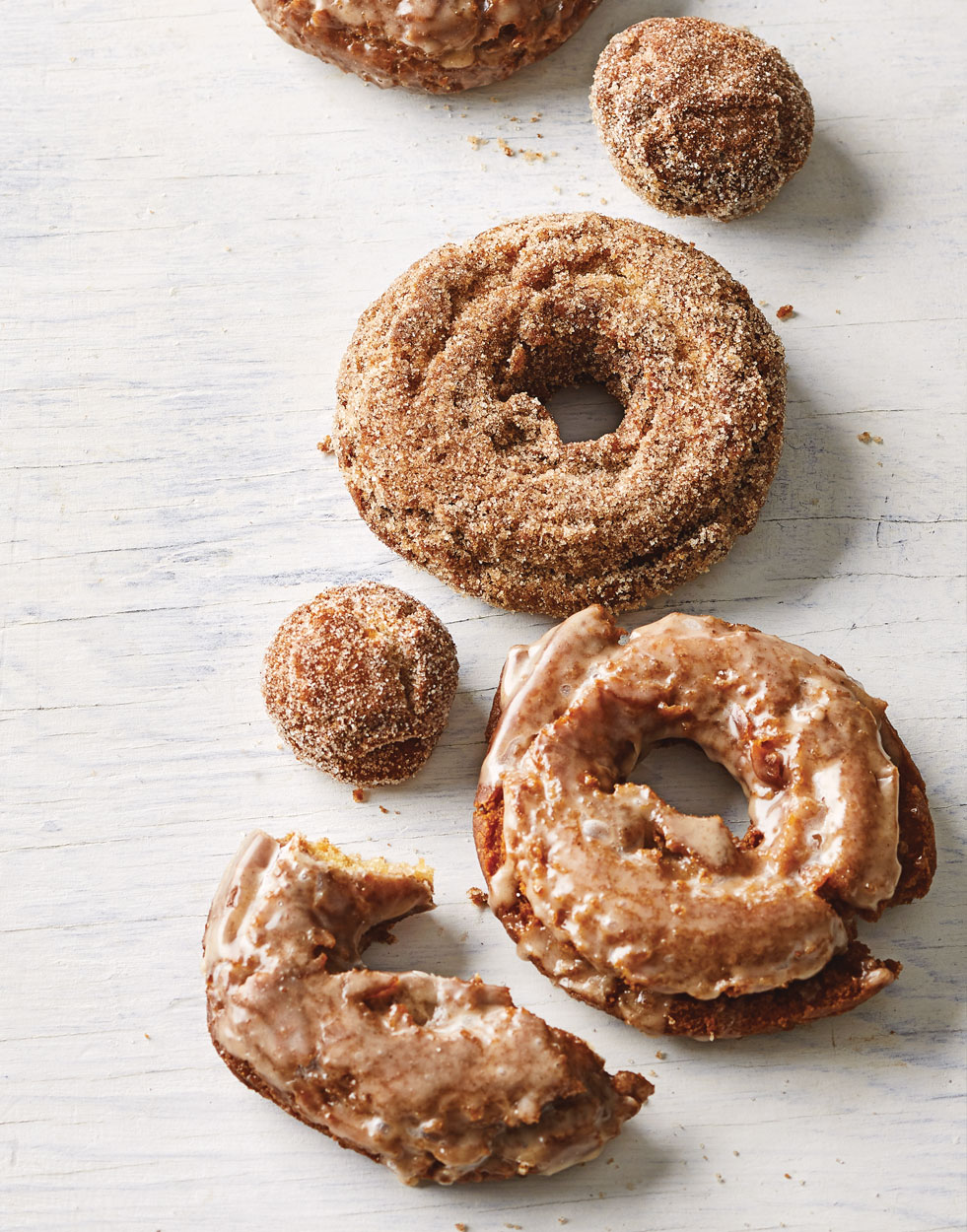 Apple Cider Doughnuts with Cider Glaze or Cinnamon Sugar Recipe