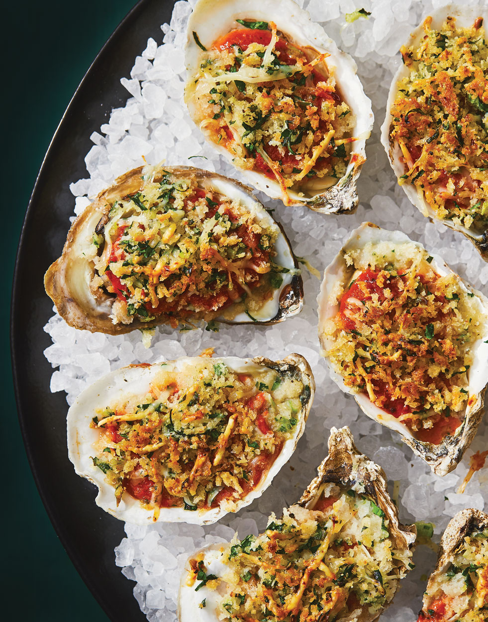 Broiled Cajun Oysters on the Half Shell Recipe