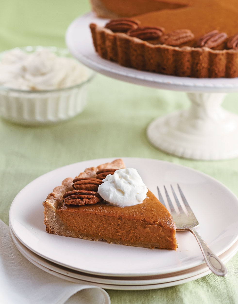 Pumpkin-Pecan Tart