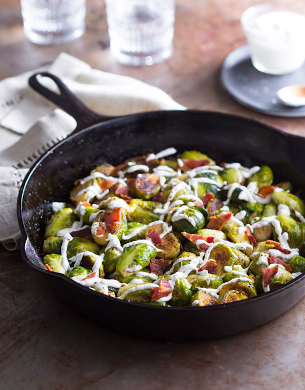 Bacon-Horseradish Brussels Sprouts