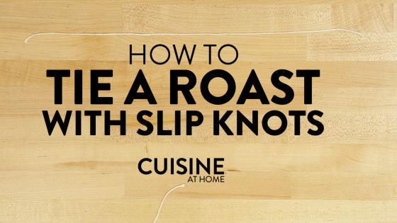 How to Tie a Roast with Slip Knots