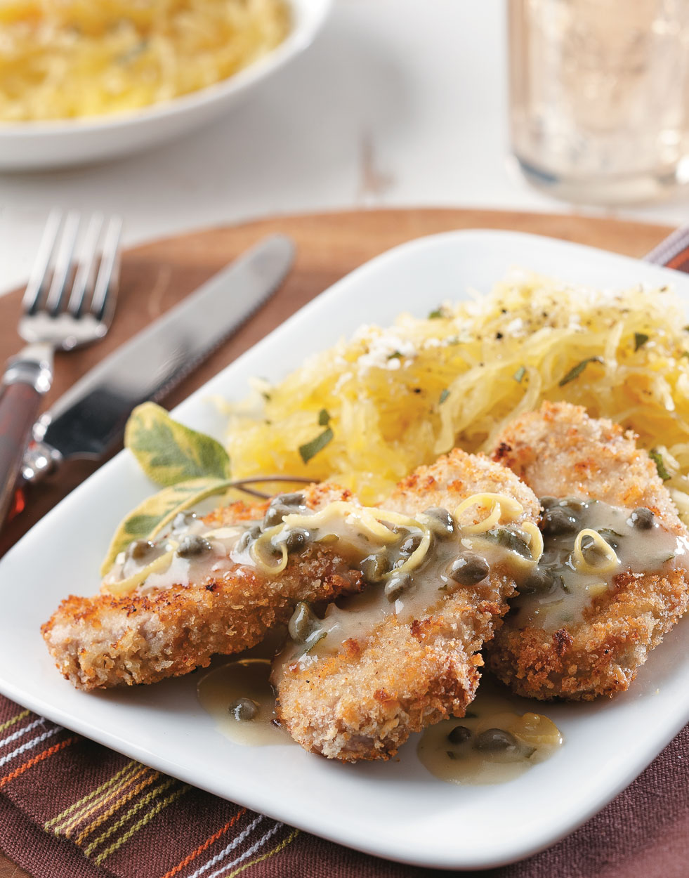 Pork Scaloppine with Lemon-Caper Sauce