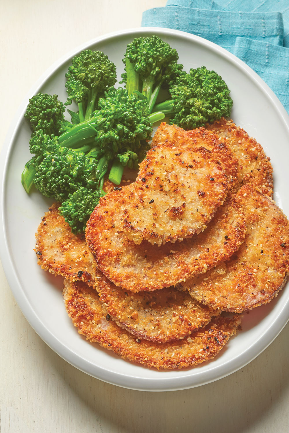 Ham Cutlets with savory ketchup Recipe