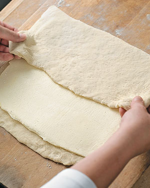 Croissant-Dough-Step5: Laminating the dough
